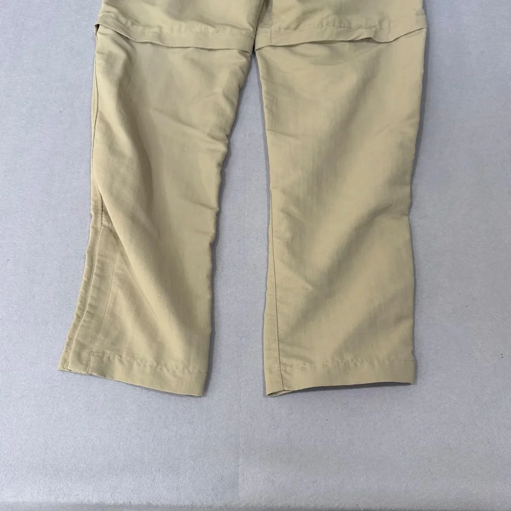 The North Face Convertible Hiking Pants Mens 36x32 Tan Zip‎ Off Cargo
